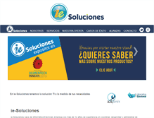 Tablet Screenshot of ie-soluciones.com